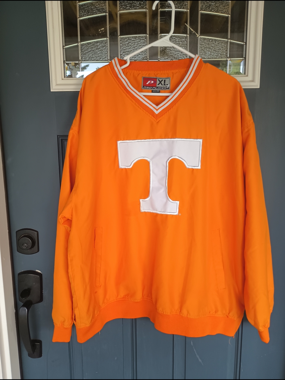Vintage Pro Player Tennessee Vols Pullover Windbreaker Orange Sz XL Gameday NCAA